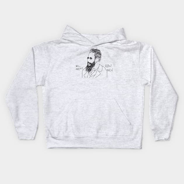 Wilhelm Röntgen by BN18 Kids Hoodie by JD by BN18 